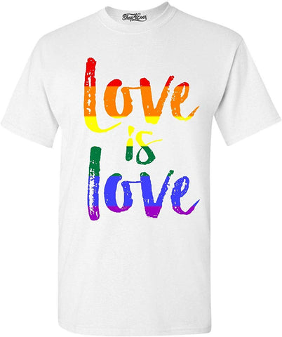 Love is Love Gay Pride T-Shirt White