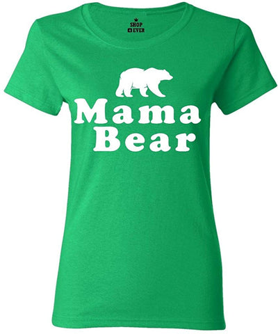Mama Bear Women's T-Shirt Green