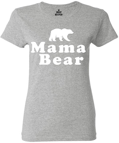 Mama Bear Women's T-Shirt Grey