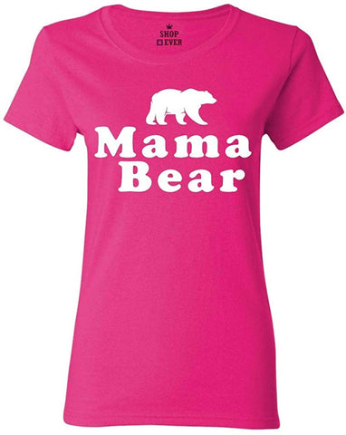 Mama Bear Women's T-Shirt Pink