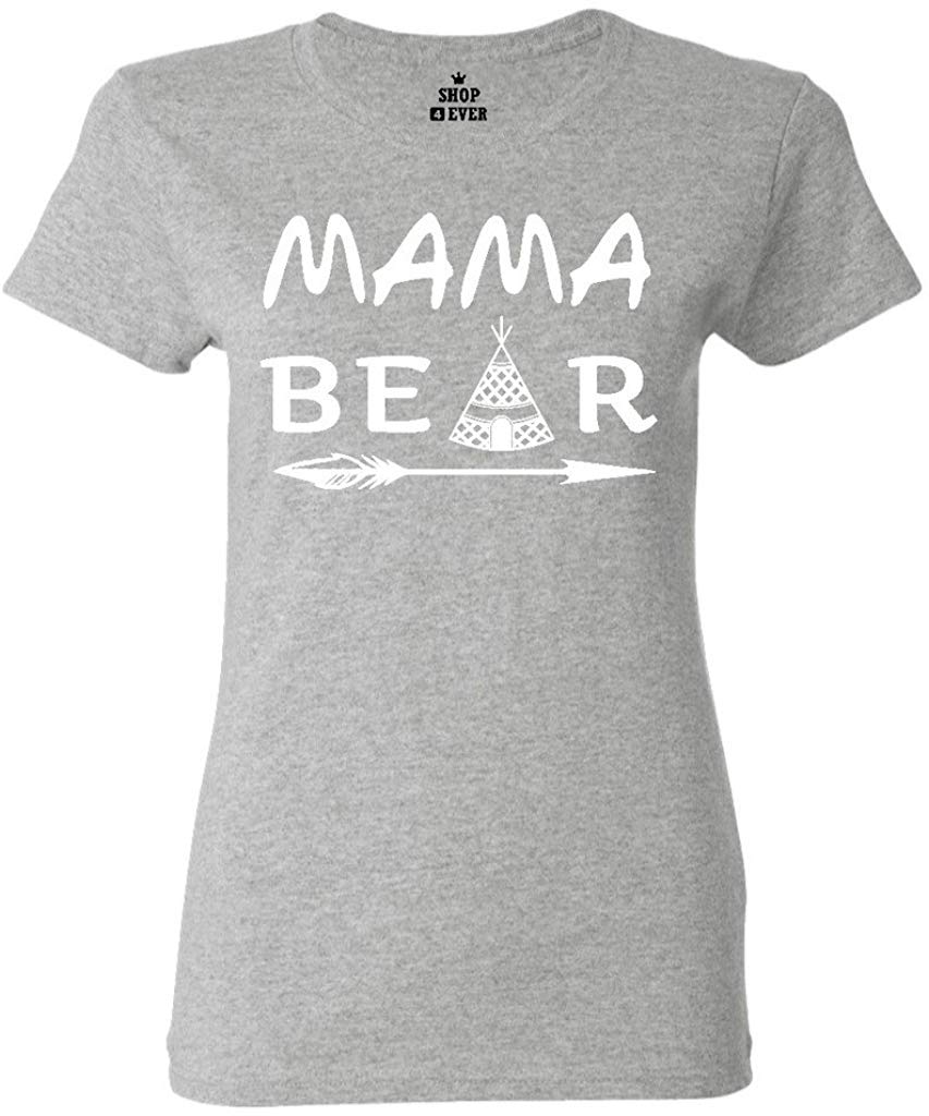 Mama Bear pee Women's T-Shirt Grey